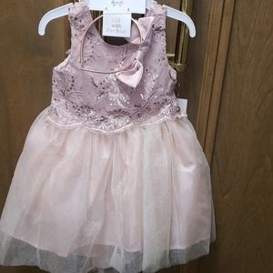 Biscotti Baby Toddler Girls Pink dress 2 2T